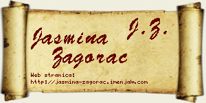 Jasmina Zagorac vizit kartica